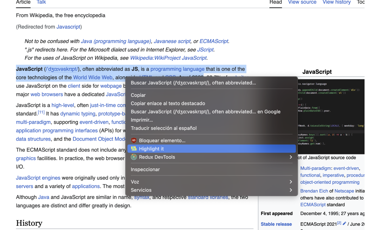 Highlight it chrome谷歌浏览器插件_扩展第1张截图