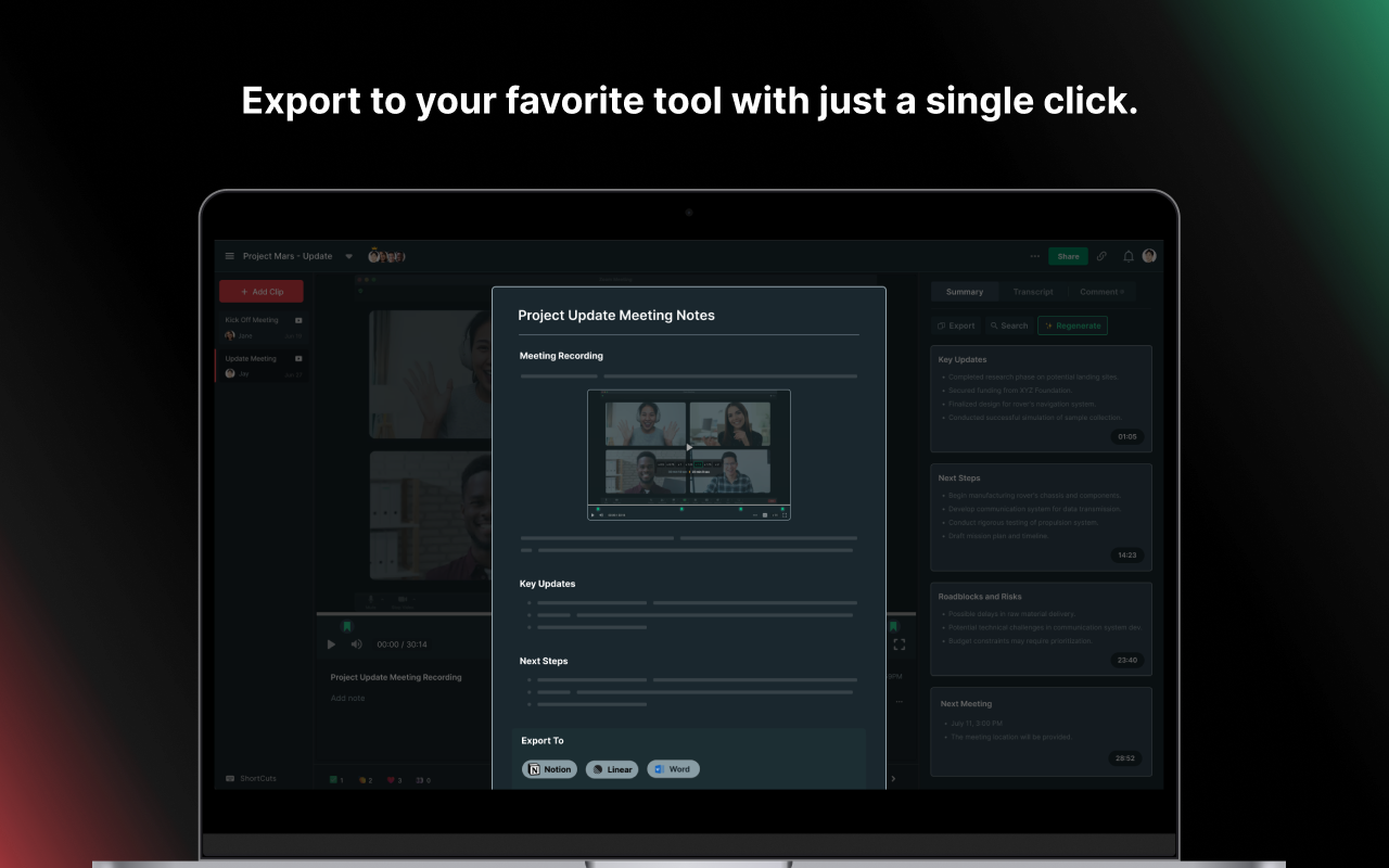 Tape - AI Meeting Summaries, No Bots chrome谷歌浏览器插件_扩展第3张截图