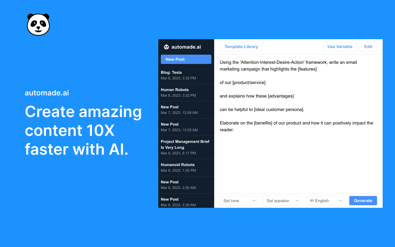 Automade.ai chrome谷歌浏览器插件_扩展第3张截图