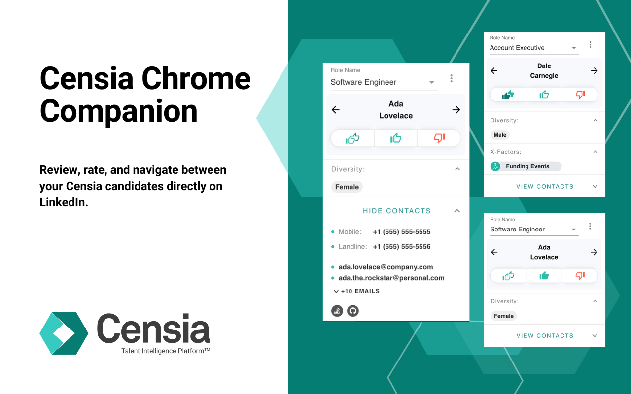 Censia Chrome Companion chrome谷歌浏览器插件_扩展第1张截图