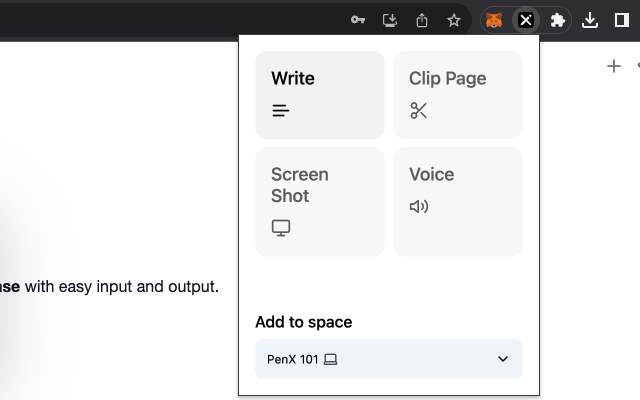 PenX chrome谷歌浏览器插件_扩展第3张截图
