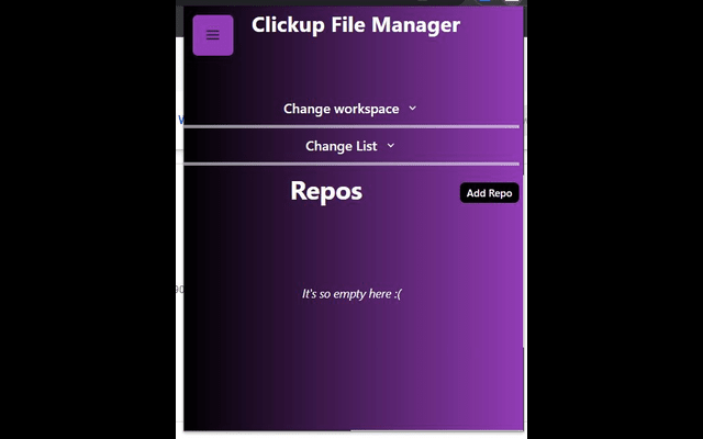 Clickup File Manager chrome谷歌浏览器插件_扩展第1张截图