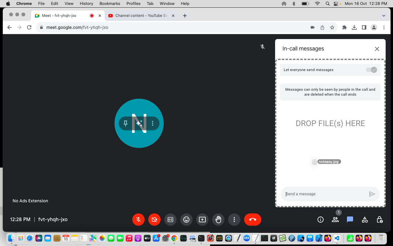 Google Meet ZoomIn & File Sharing chrome谷歌浏览器插件_扩展第1张截图