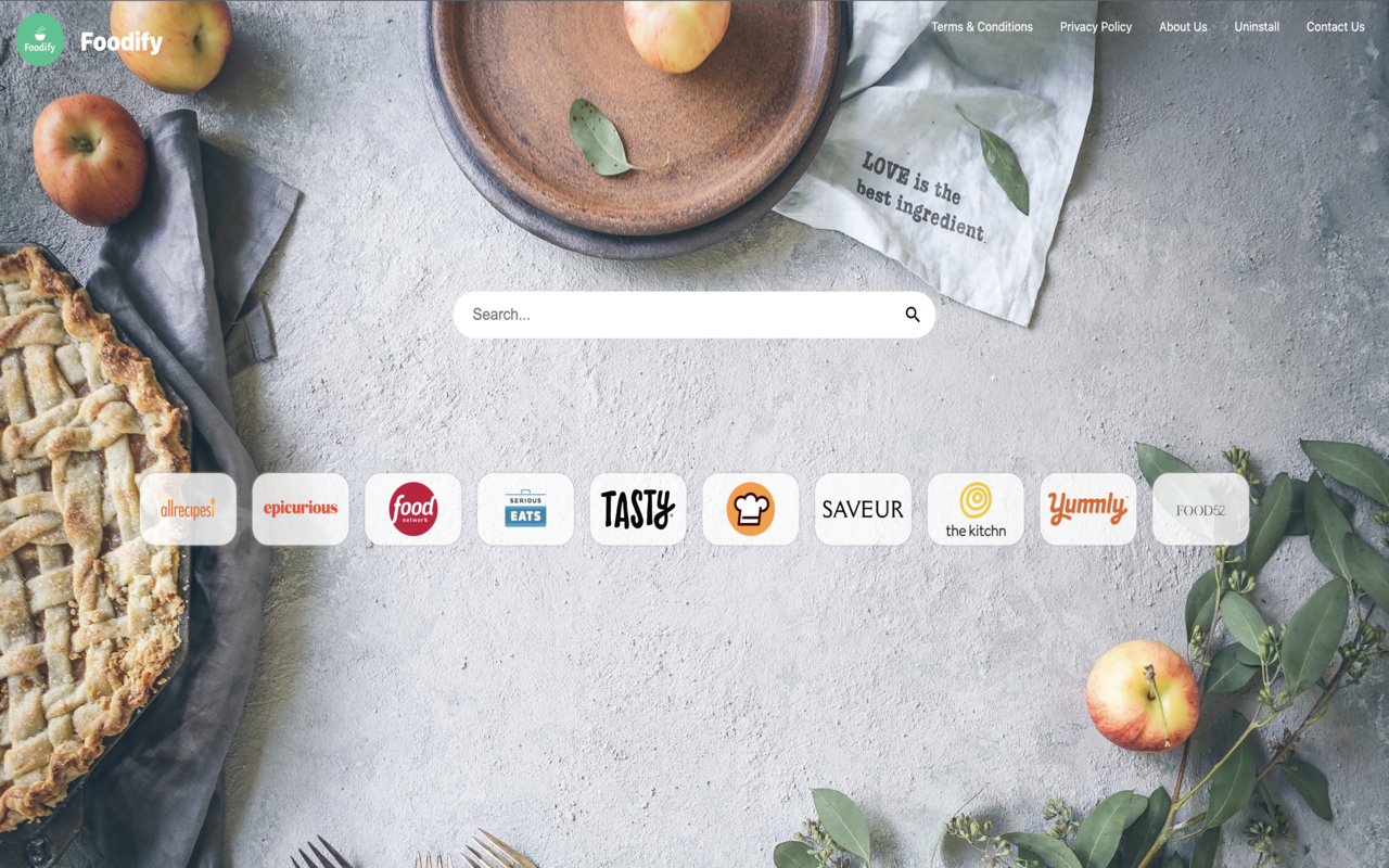 Foodify chrome谷歌浏览器插件_扩展第1张截图