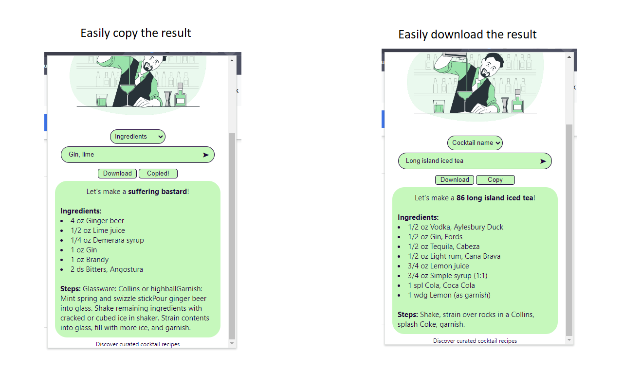Cocktail Master - Discover cocktail recipes chrome谷歌浏览器插件_扩展第2张截图