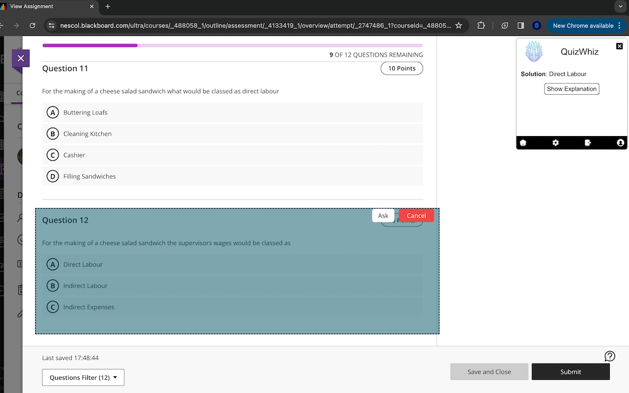 QuizWhiz chrome谷歌浏览器插件_扩展第3张截图
