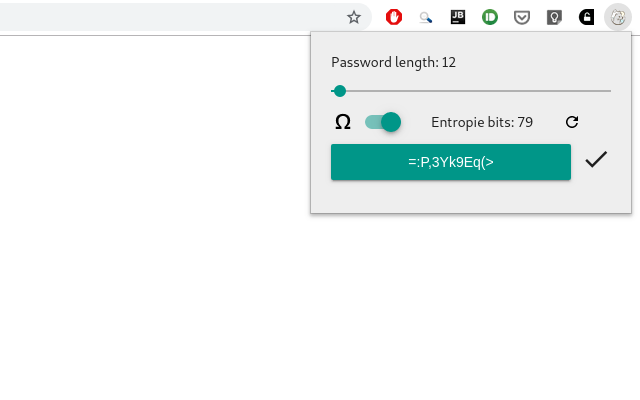 Chrome Password Generator chrome谷歌浏览器插件_扩展第1张截图