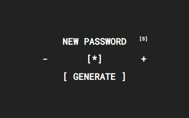 Easy Password Generator chrome谷歌浏览器插件_扩展第1张截图