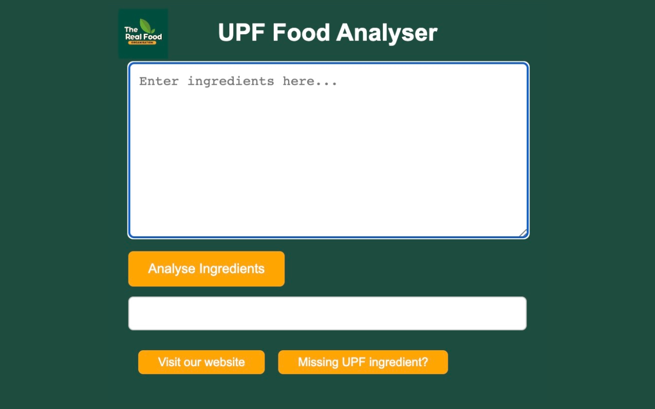 UPF Ingredient Analyser chrome谷歌浏览器插件_扩展第1张截图