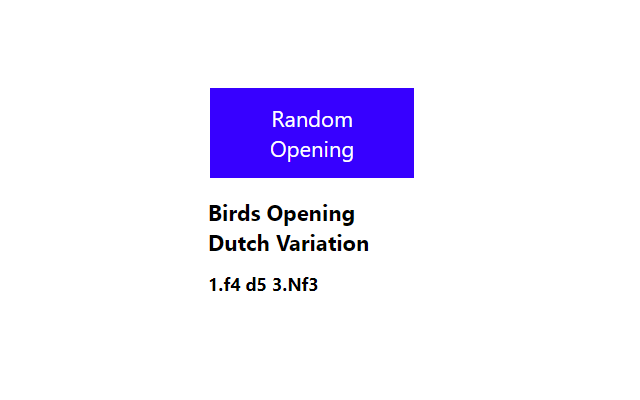 Random Chess Openings Generator chrome谷歌浏览器插件_扩展第1张截图