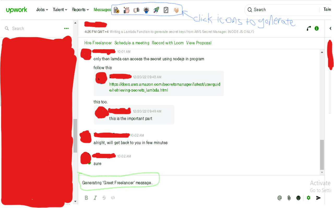 Upwork Client Coversation Aid chrome谷歌浏览器插件_扩展第1张截图