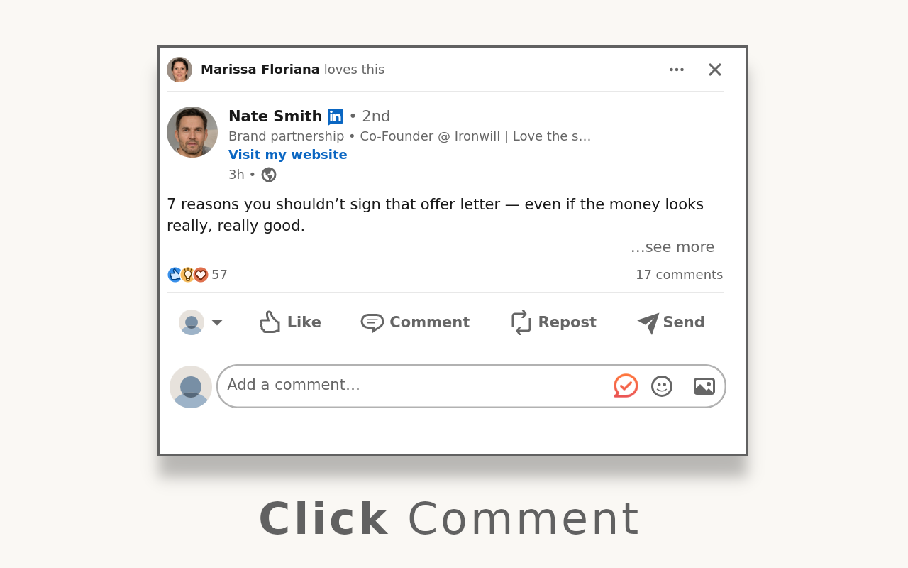 Runmic Comment - LinkedIn chrome谷歌浏览器插件_扩展第1张截图