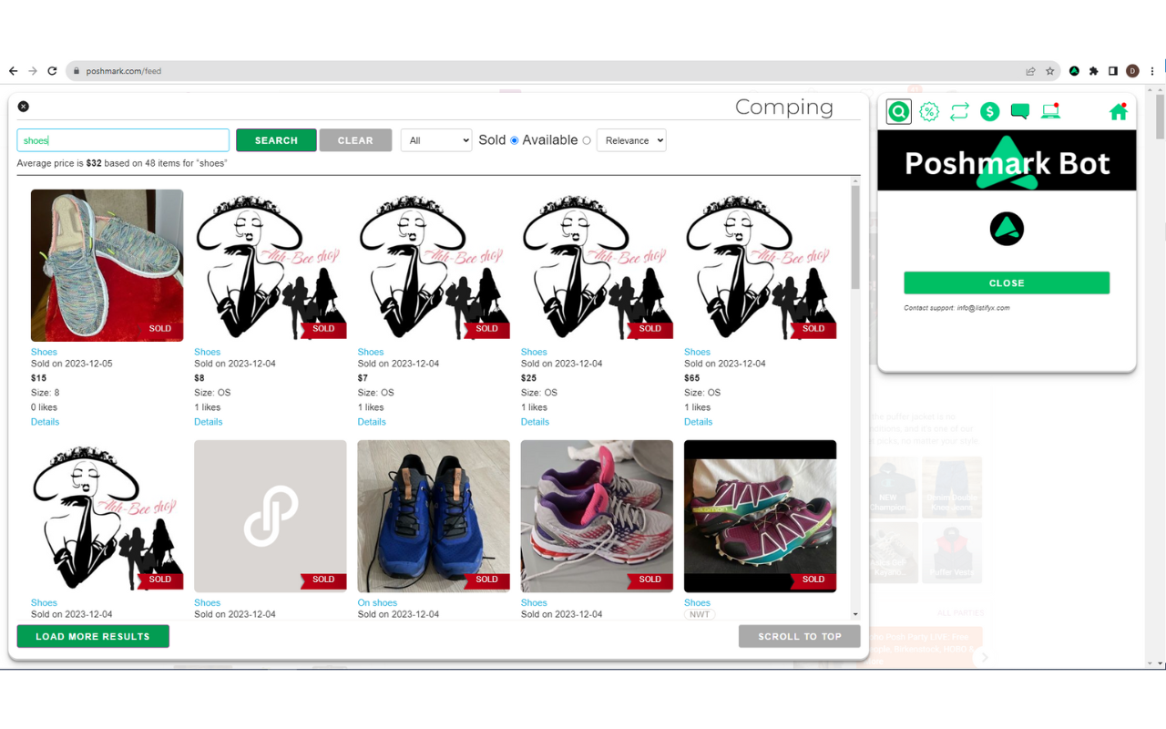 Listifyx - Poshmark Bot chrome谷歌浏览器插件_扩展第1张截图