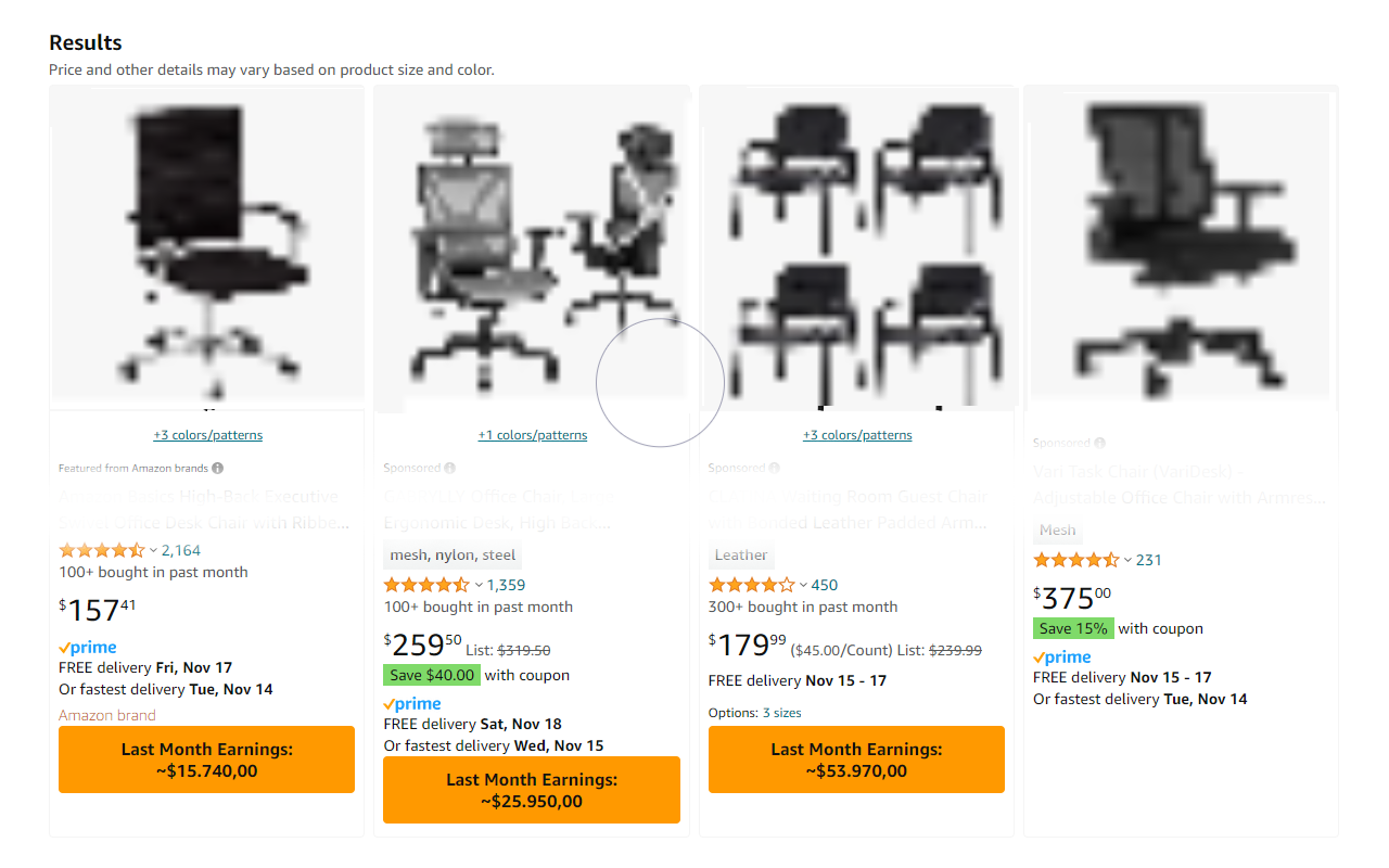 Amazon Last Month Sales Checker chrome谷歌浏览器插件_扩展第2张截图