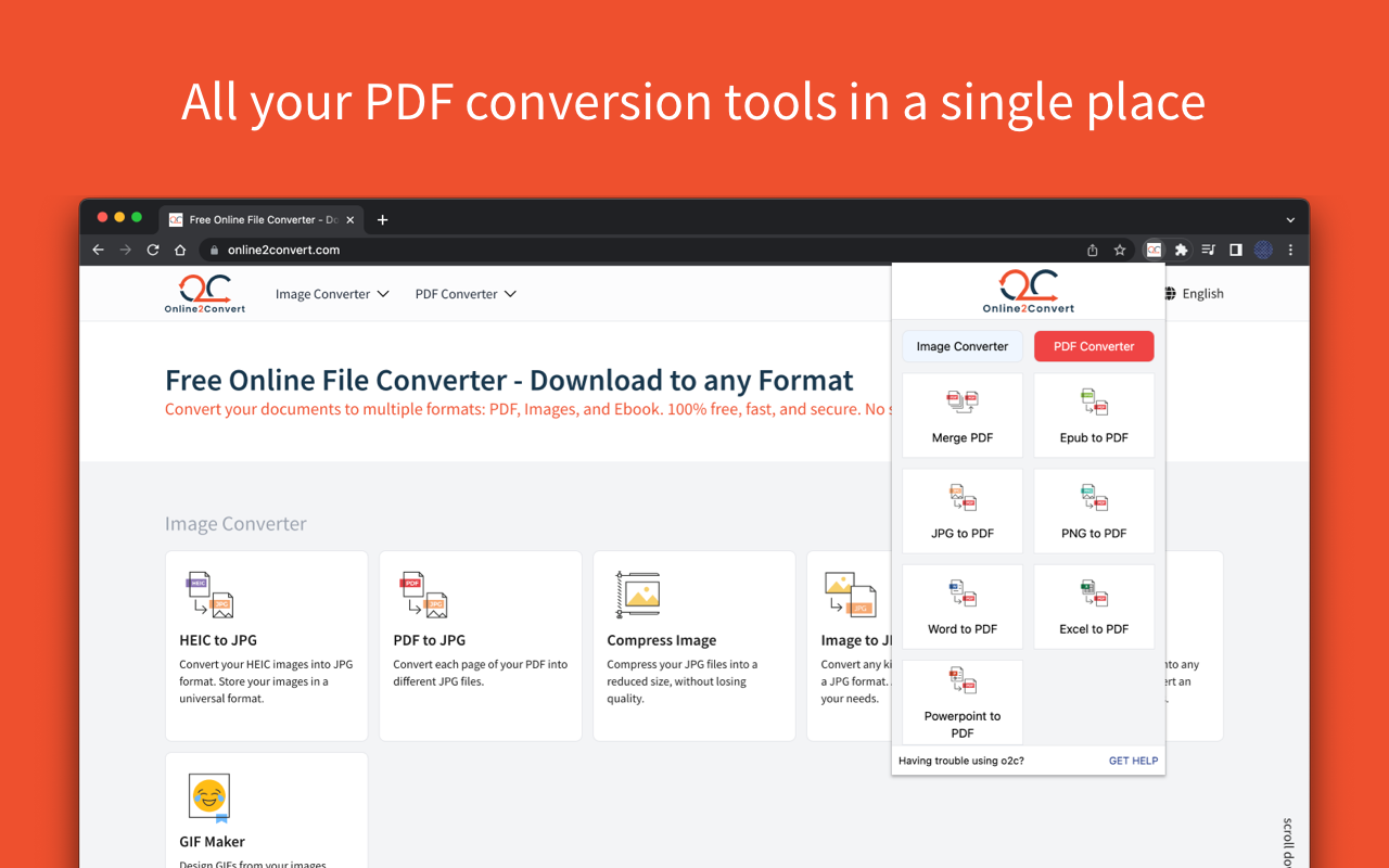 Online File Converter - online2convert.com chrome谷歌浏览器插件_扩展第2张截图