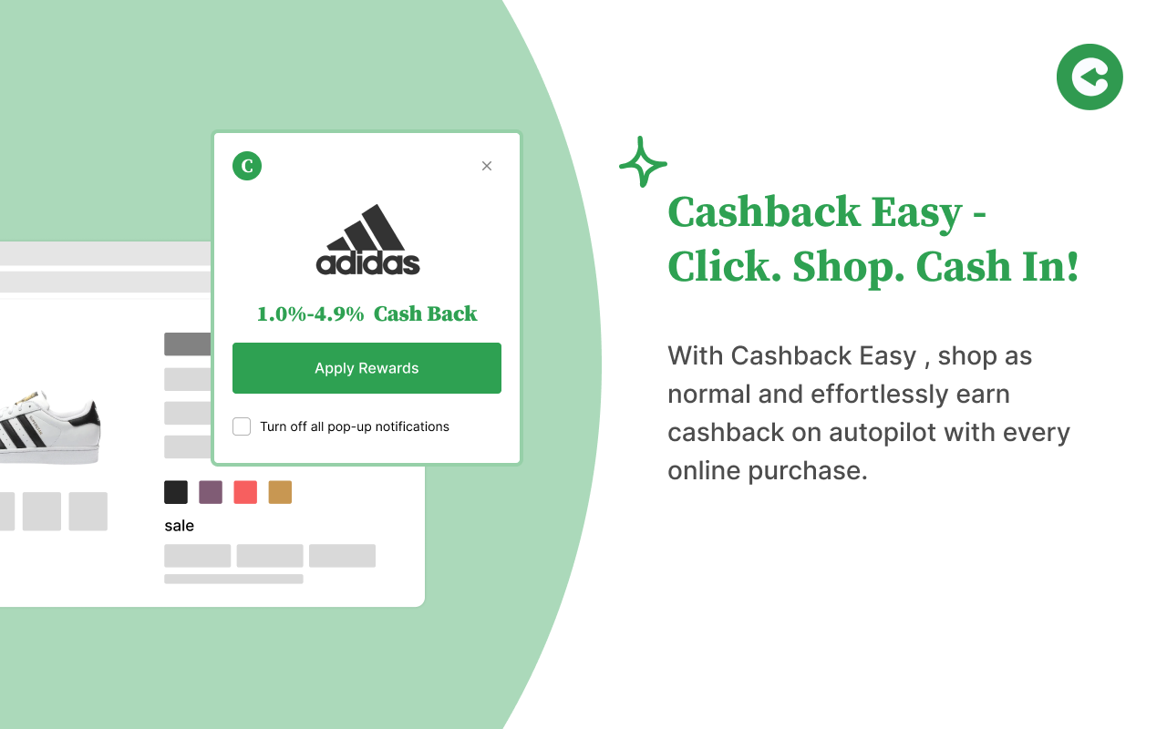 Cashback Easy chrome谷歌浏览器插件_扩展第3张截图