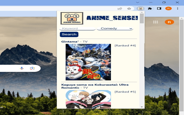 Anime Sensei chrome谷歌浏览器插件_扩展第4张截图