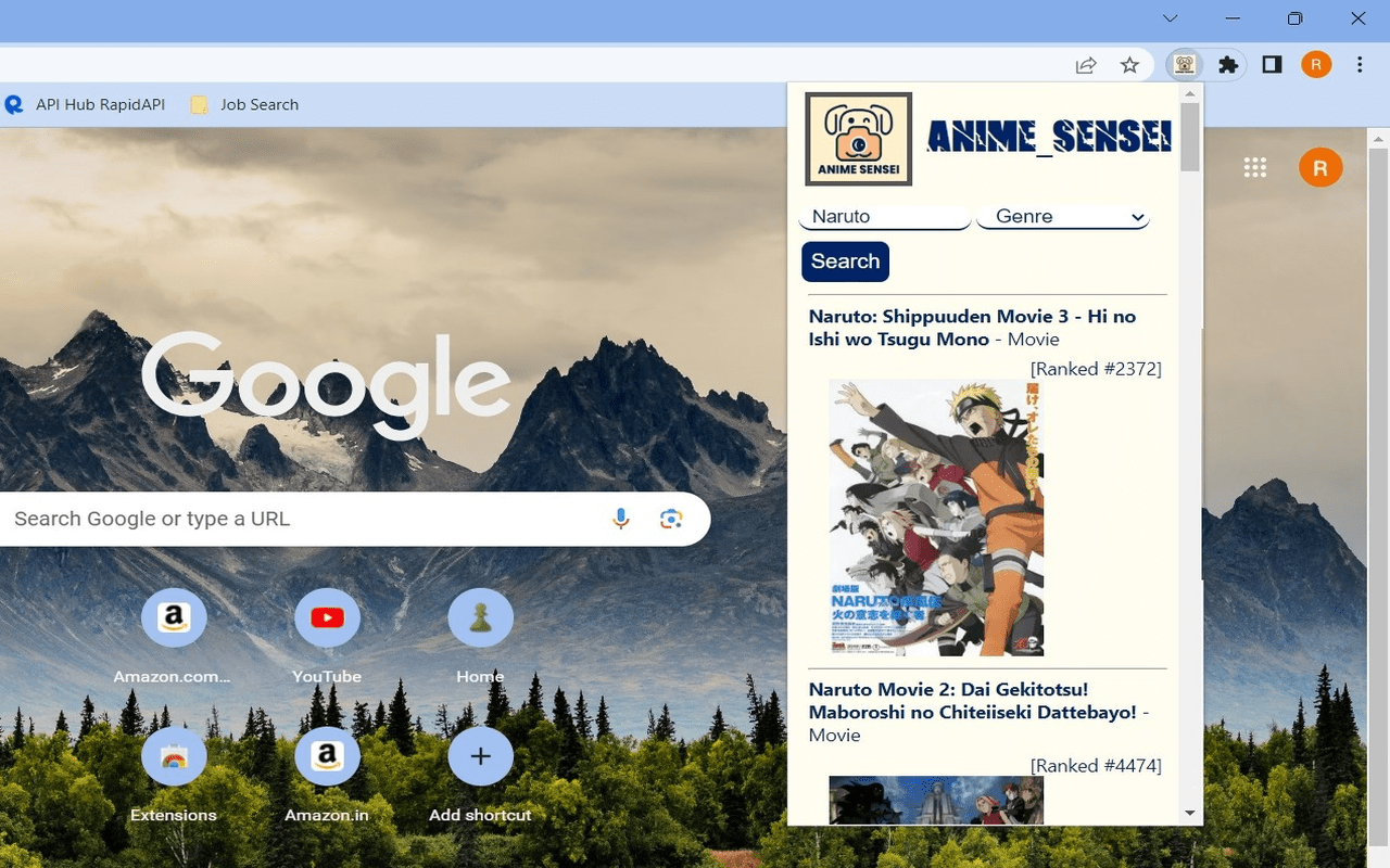 Anime Sensei chrome谷歌浏览器插件_扩展第5张截图