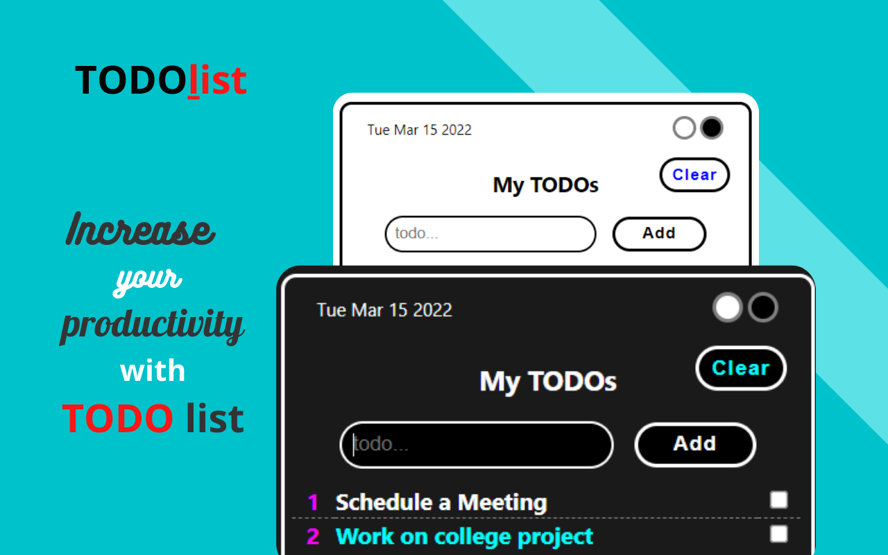 Todo List chrome谷歌浏览器插件_扩展第2张截图