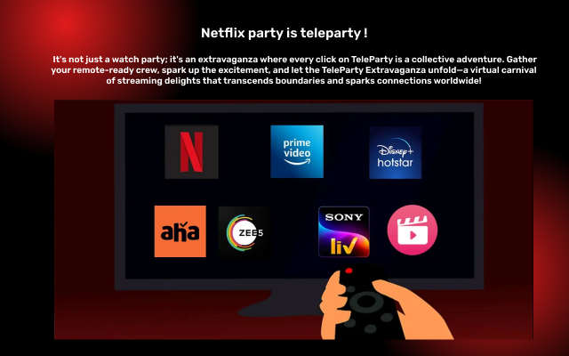 Netflix party is now teleparty chrome谷歌浏览器插件_扩展第1张截图