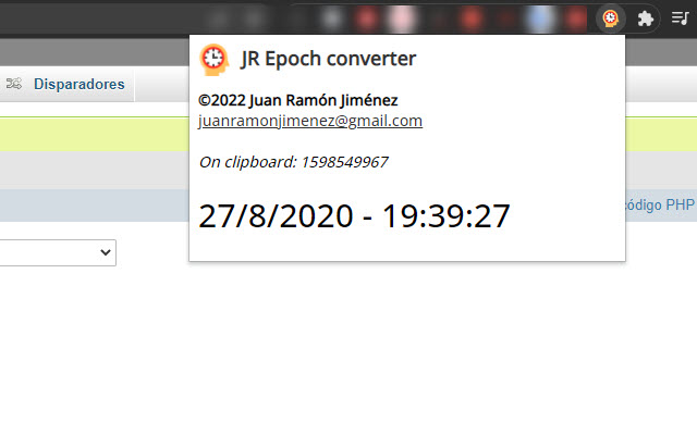 JR Timestamp to Date - Epoch Converter chrome谷歌浏览器插件_扩展第2张截图