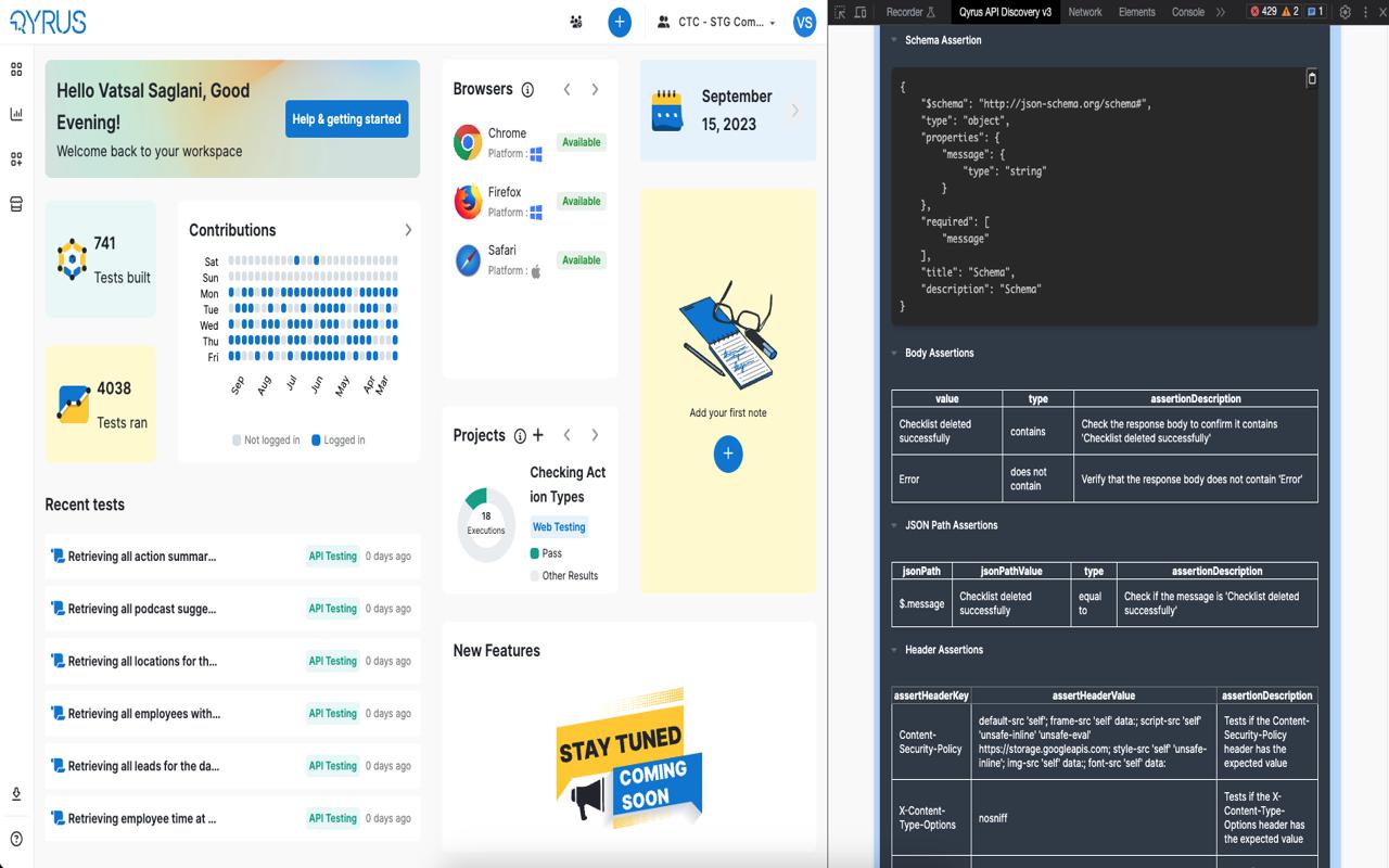 Qyrus API Discovery chrome谷歌浏览器插件_扩展第5张截图