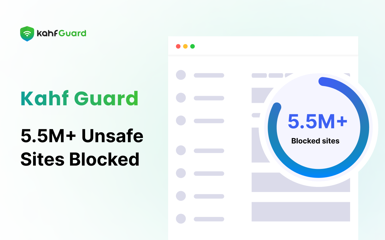 Kahf Guard - Block 5.5m haram websites,Adblock,Safe Search,Youtube Restrict chrome谷歌浏览器插件_扩展第5张截图