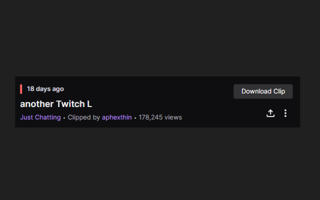 Download Twitch Clips chrome谷歌浏览器插件_扩展第2张截图