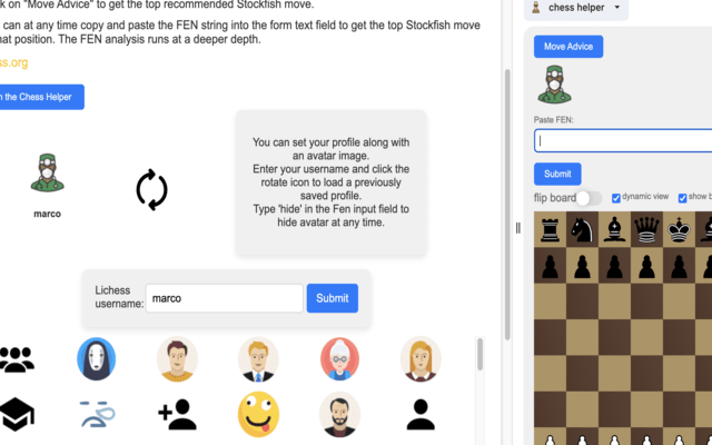 chess helper chrome谷歌浏览器插件_扩展第3张截图