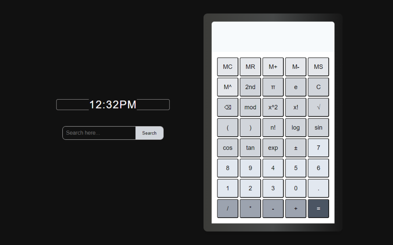 Calculator chrome谷歌浏览器插件_扩展第1张截图