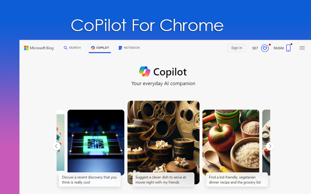 CoPilot For Chrome chrome谷歌浏览器插件_扩展第1张截图