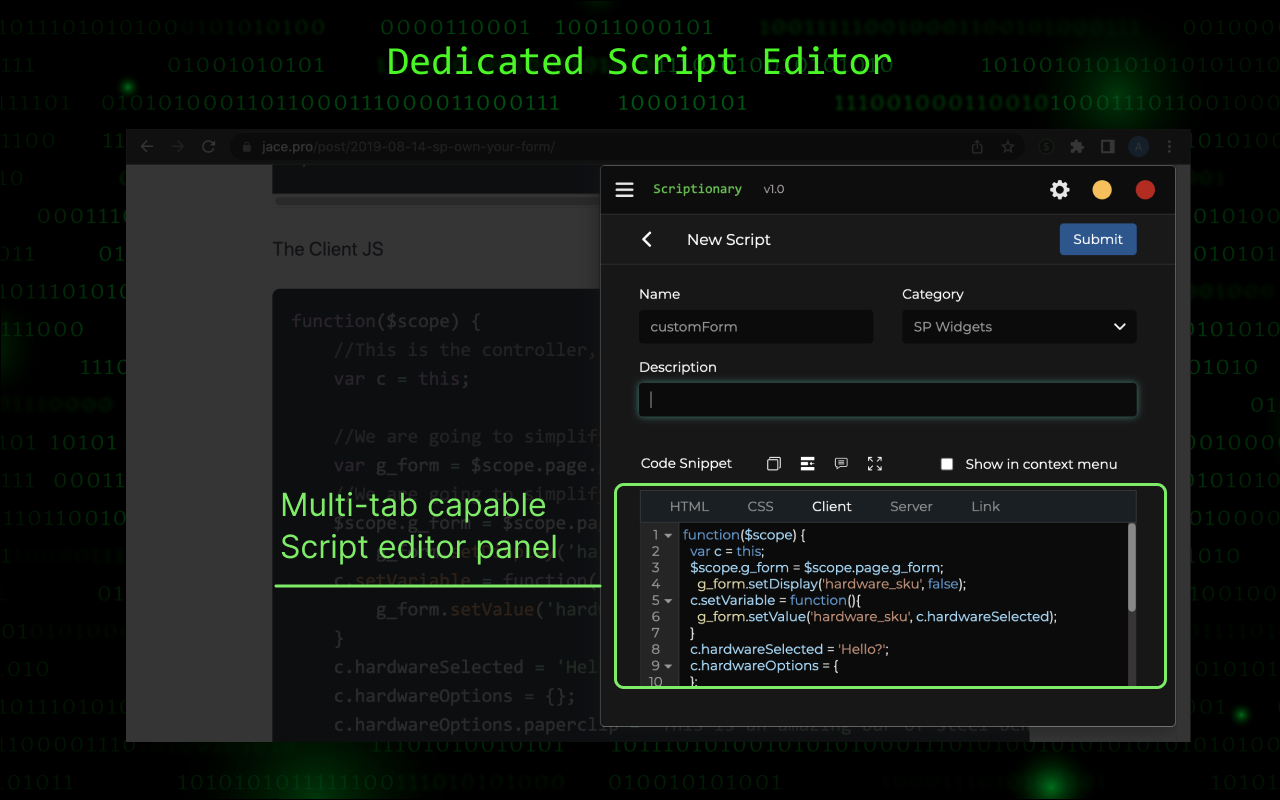 Scriptionary chrome谷歌浏览器插件_扩展第2张截图