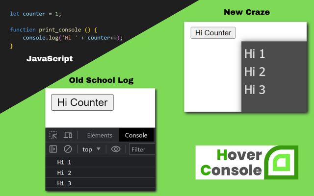 Hover Console chrome谷歌浏览器插件_扩展第1张截图