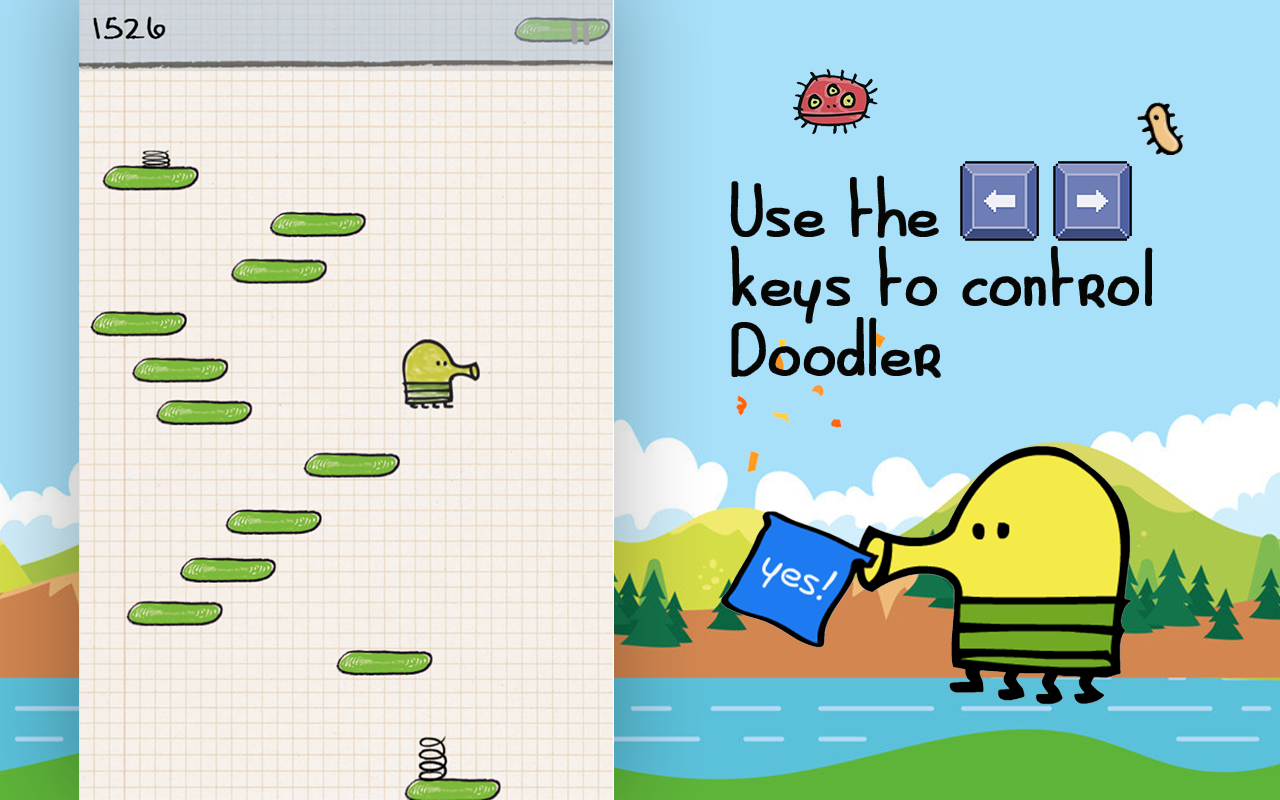 Doodle Jump Original Classic Game chrome谷歌浏览器插件_扩展第1张截图