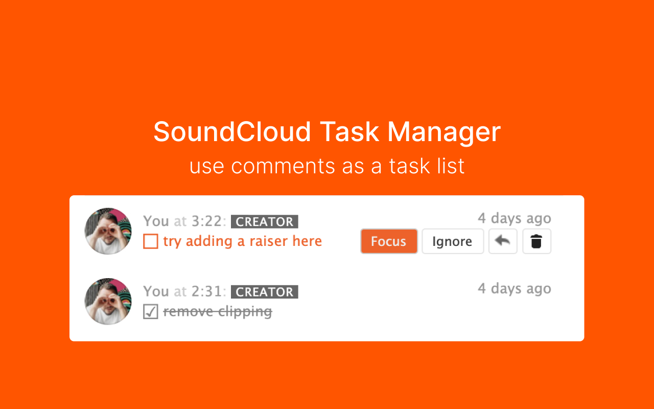SoundCloud Task Manager chrome谷歌浏览器插件_扩展第1张截图
