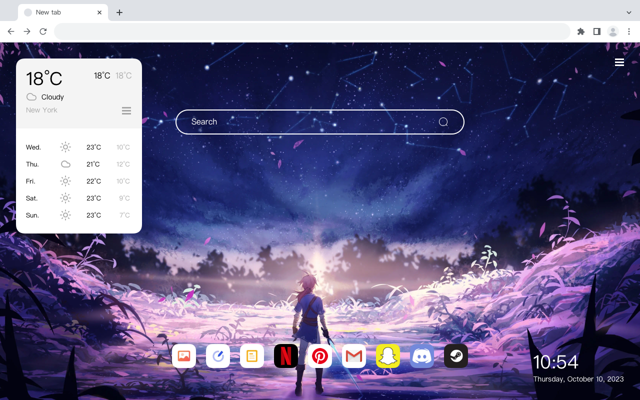 《塞尔达传说 旷野之息》主题4K壁纸新标签页 chrome谷歌浏览器插件_扩展第1张截图
