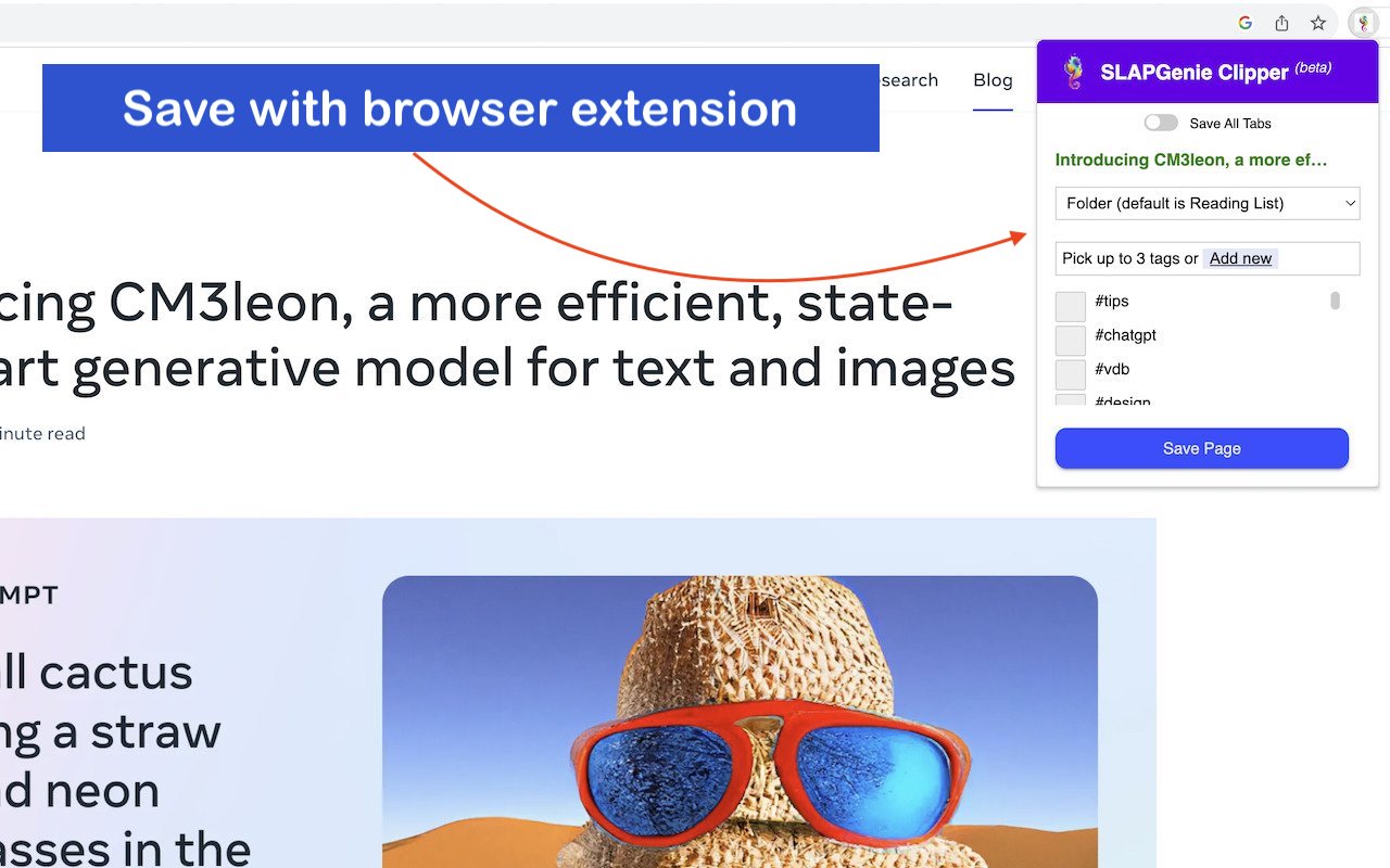 SaveLikeAPro - AI powered bookmarking chrome谷歌浏览器插件_扩展第1张截图