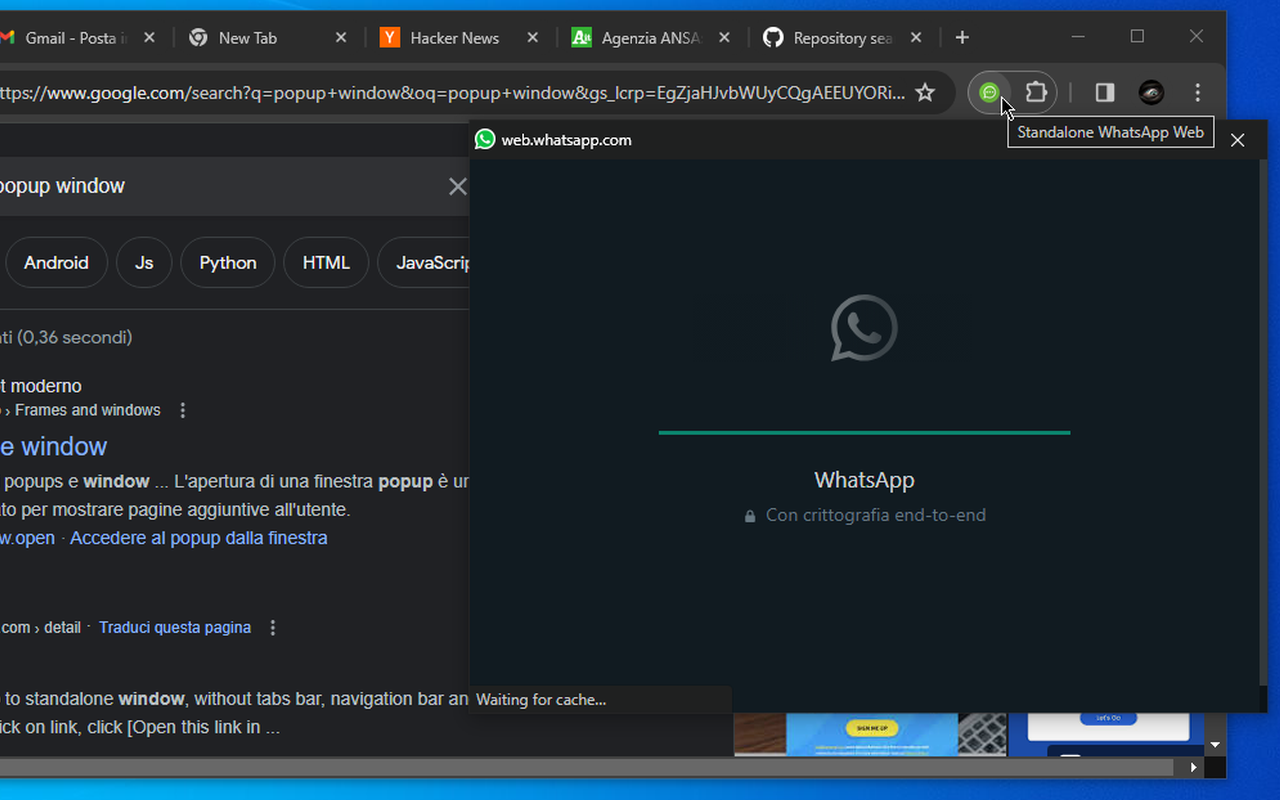 Standalone WhatsApp Web chrome谷歌浏览器插件_扩展第3张截图