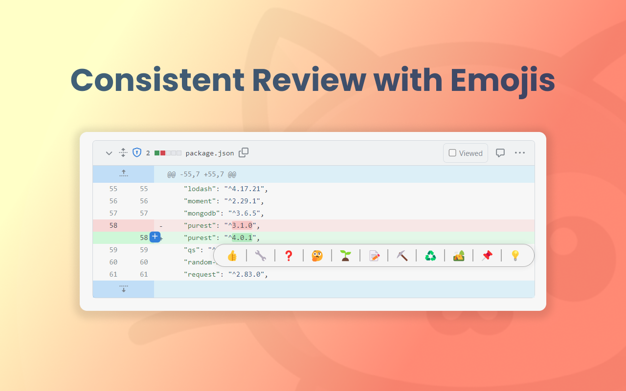 Emoji reactions for GitHub chrome谷歌浏览器插件_扩展第3张截图