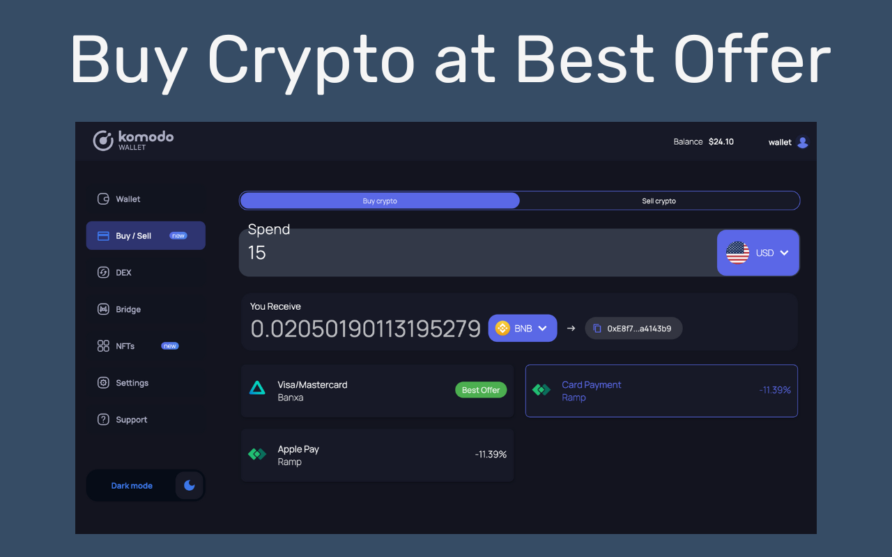 Komodo Wallet chrome谷歌浏览器插件_扩展第2张截图