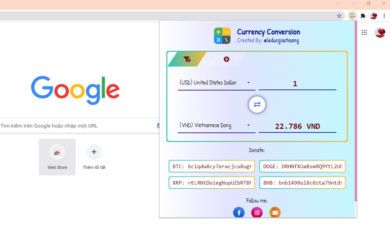 Currency Conversion chrome谷歌浏览器插件_扩展第3张截图