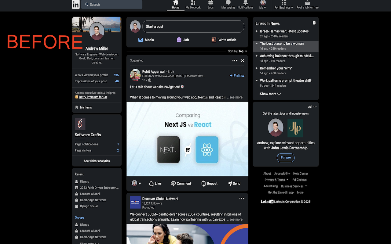 Linkedin UnHooked chrome谷歌浏览器插件_扩展第1张截图