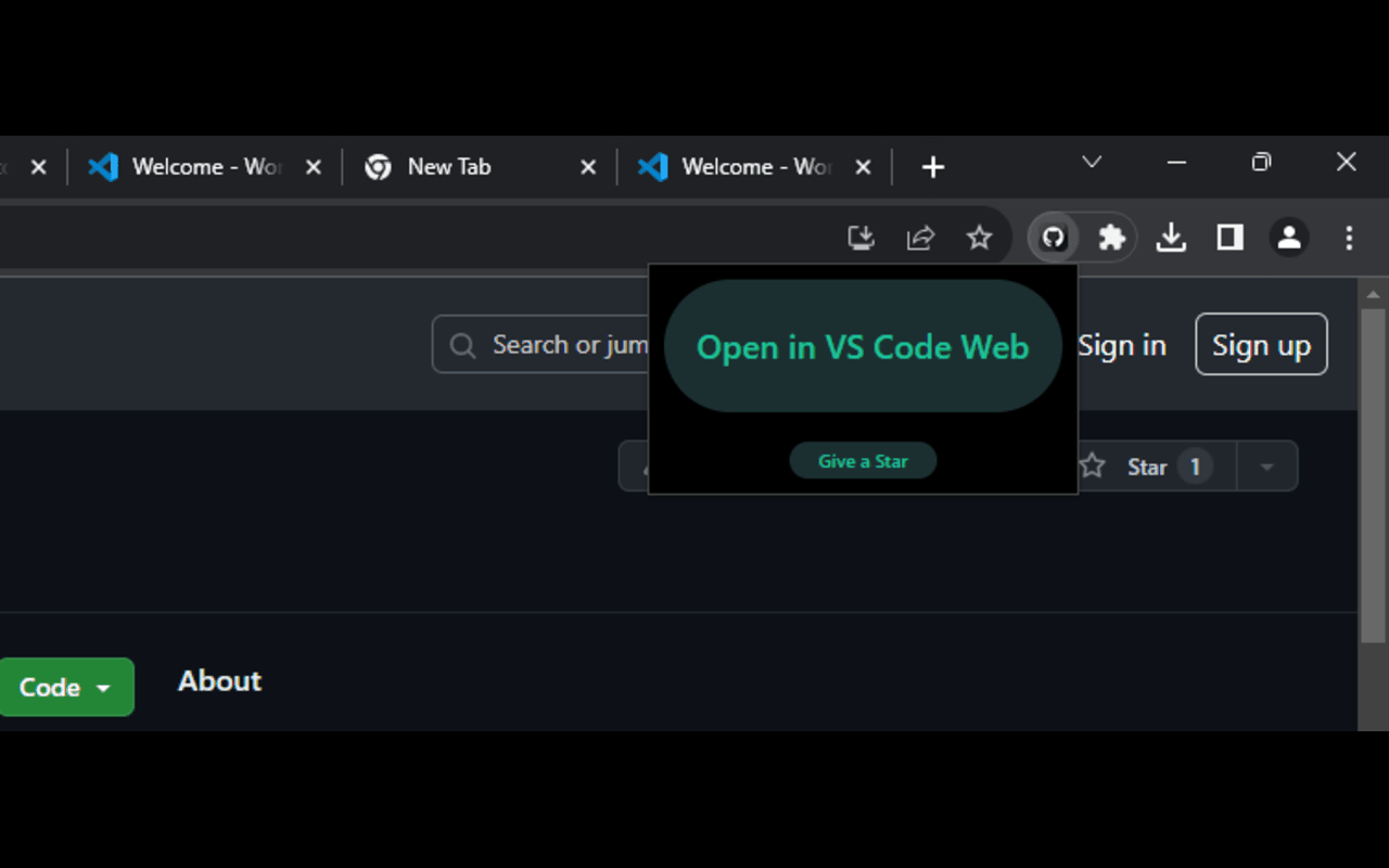 VS Code Web chrome谷歌浏览器插件_扩展第1张截图