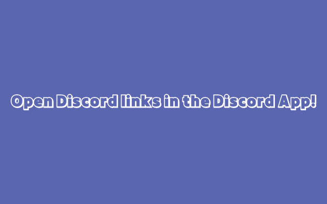 Open in Discord chrome谷歌浏览器插件_扩展第1张截图