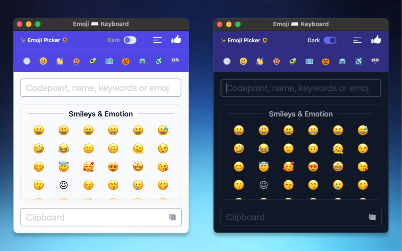 ✨ Emoji Picker 🌻 Copy & Paste chrome谷歌浏览器插件_扩展第1张截图