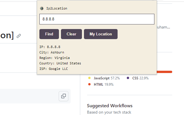 Ip2Location chrome谷歌浏览器插件_扩展第2张截图