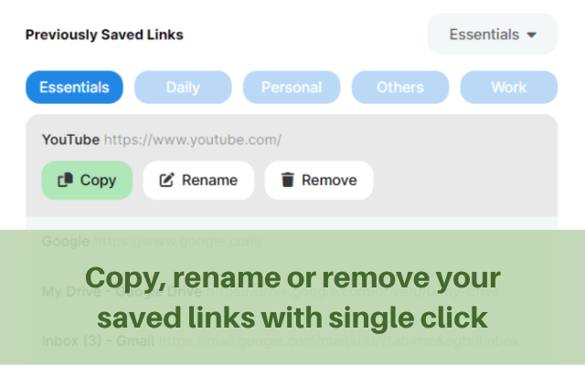 LinkSaver: Private Bookmark chrome谷歌浏览器插件_扩展第2张截图