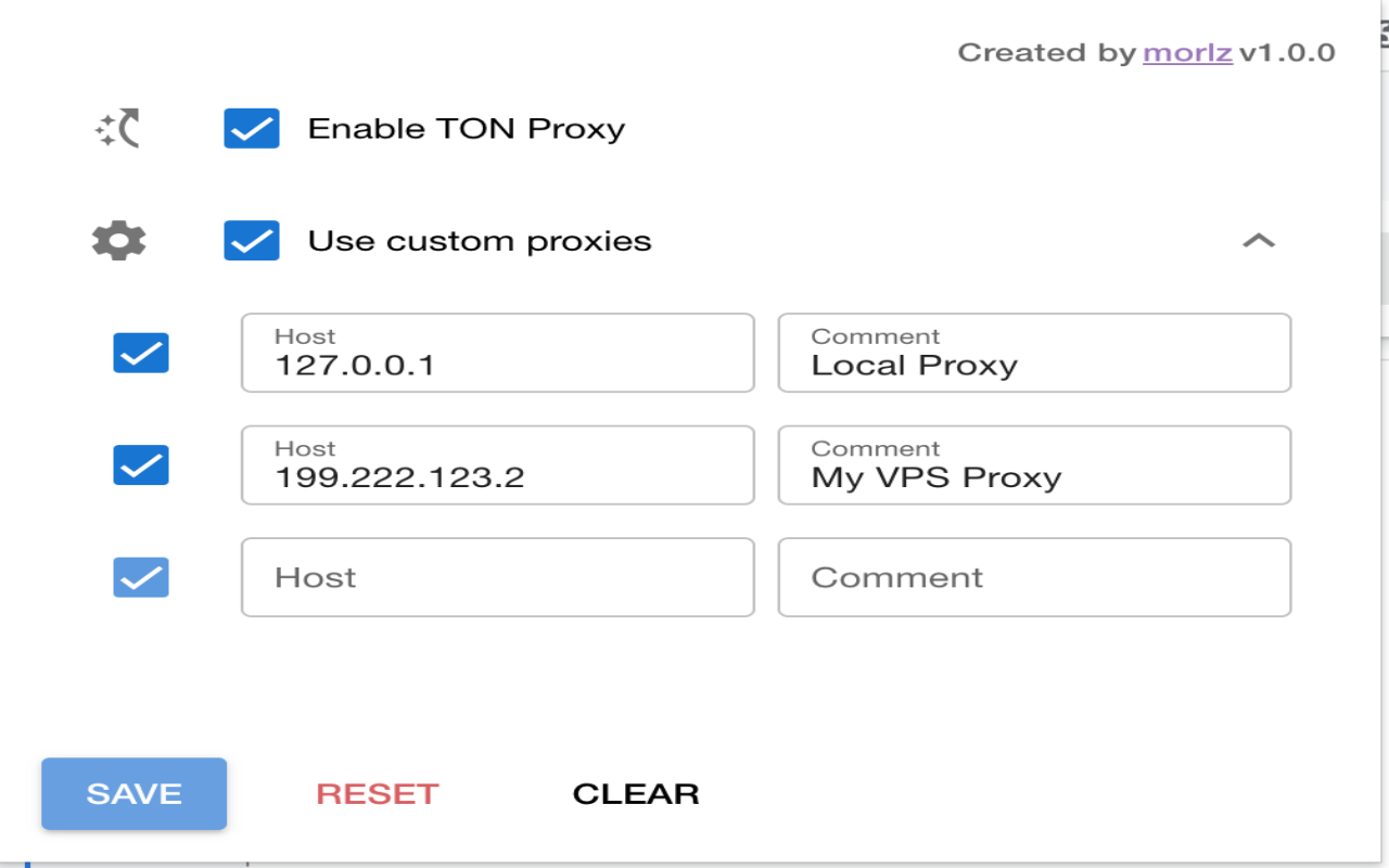 TON Proxy by morlz chrome谷歌浏览器插件_扩展第1张截图