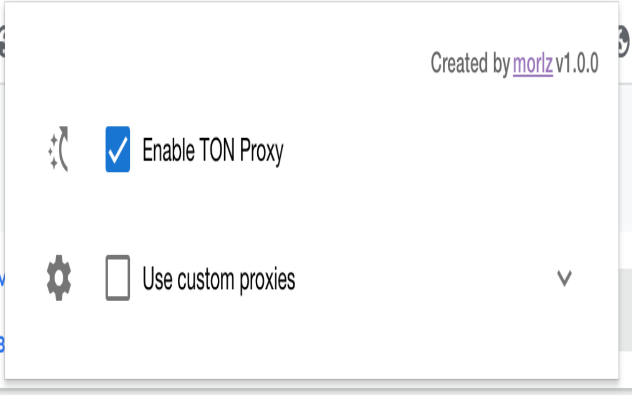 TON Proxy by morlz chrome谷歌浏览器插件_扩展第2张截图