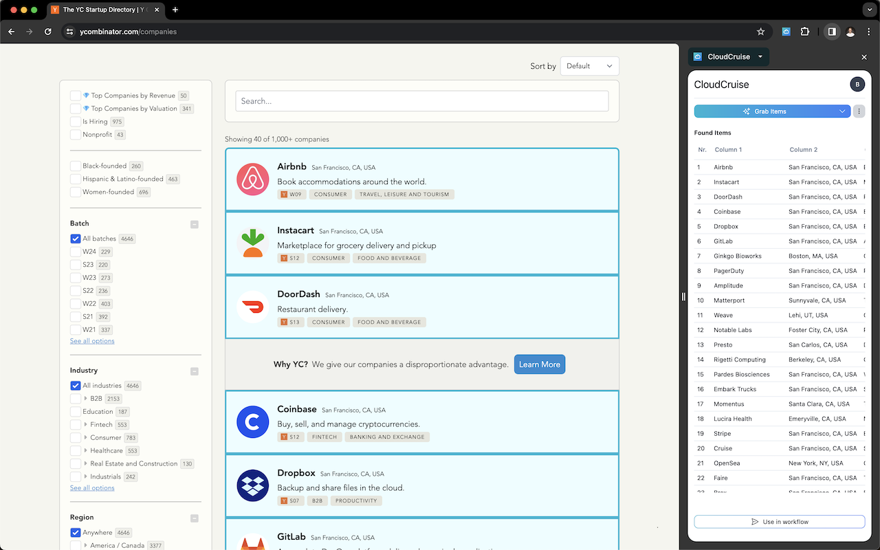 CloudCruise chrome谷歌浏览器插件_扩展第2张截图